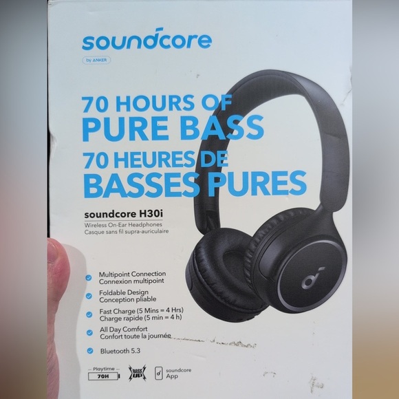 Soundcore wireless on ear headphones - Picture 1 of 2